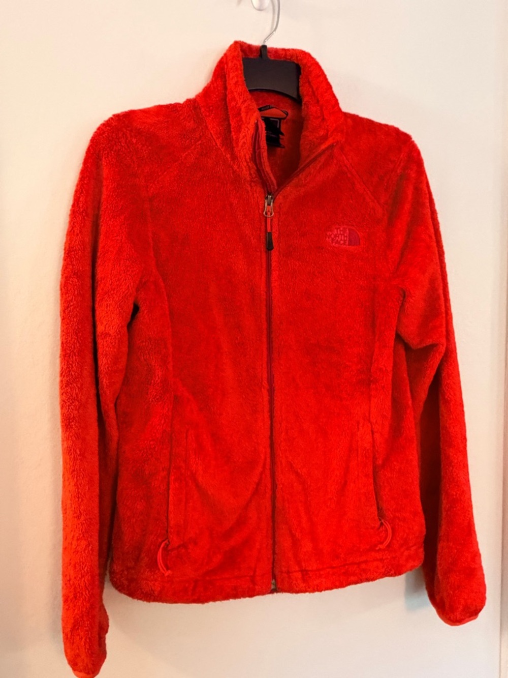 The North Face Women’s Red/Coral Fleece Zip Jacket Size S